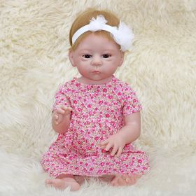 Full Glue Water-in Baby Doll Toy (Option: Red floral skirt-All gelatinous boys)