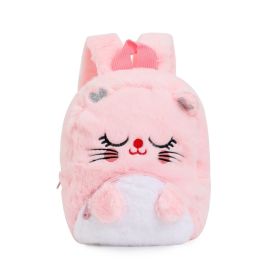 Children's Cartoon Kindergarten Backpack Cute (Option: Pink Cat)