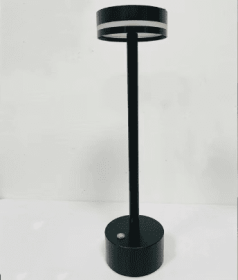 Touch Table Lamp For Home Wireless Charging (Option: Black-USB)