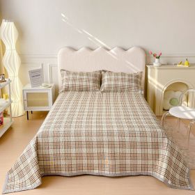 New Cotton Bed Cover Three-piece Set (Option: Chelsea-Single Bed Cover 150x200cm)