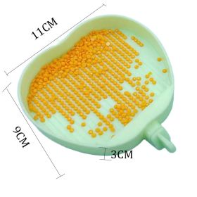 Diamond Drawing Tool Point Drill Disc (Option: Green-Apple shape)