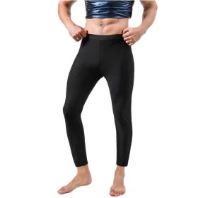 Men's Corset Tummy Control Fitness Sweat (Option: Cropped pants-2XL to 3XL)