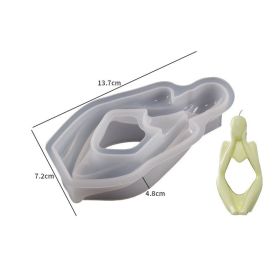 Crystal Drip Silicone Candle Mold For Portrait (Option: Thinker2055)