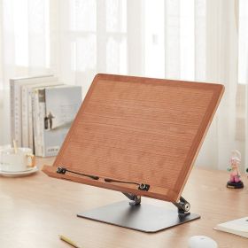 Home Fashion Wooden Reading Stand (Option: Walnut lift-large)