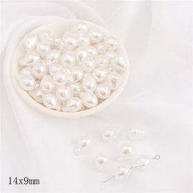 ABS Shaped Pearl Loose Beads (Option: Round head 10pcs)