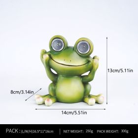 Frog Solar Resin Craft Luminescence (Option: Not listening)