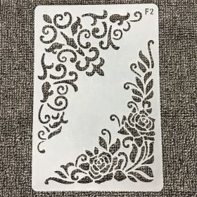 Fashion Minimalist Cartoon Hollow Painting Ruler Template (Option: No2)