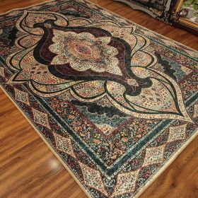 Living Room Coffee Table Vintage Persian Turkish Rug (Option: Rio Camel-200x400CM)
