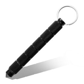 Pen-shaped Key Stick Non-retractable Break The Window To Escape (Color: Black)