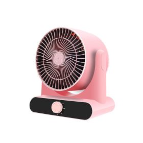 Portable Small Desktop Office Heater (Option: Pink-Triangle)