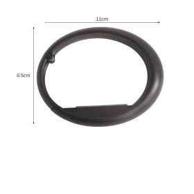 Table-side Portable Non-perforated Removable Hooks (Color: Coffee)