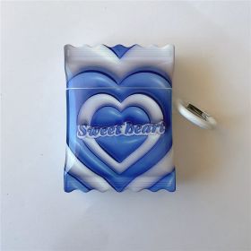 Simple Love Shell Pattern Earphone Cover (Option: Blue-Airpods pro)