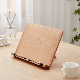 Home Fashion Wooden Reading Stand (Option: Walnut upgrade-Medium)
