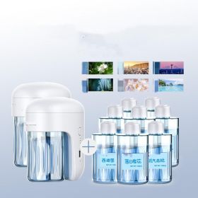 Indoor Long-lasting Toilet Deodorization Automatic Fragrance Machine With Fresh Air (Option: 2Aerosol dispenser 8Oil)