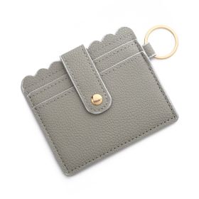Women's Fashion Simple Leather Wallet Coin Purse (Option: C4 Grey)