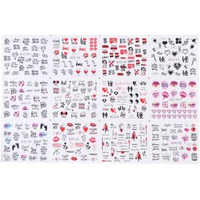 Nail Enhancement Watermark Sticker Set (Option: BN14891500)