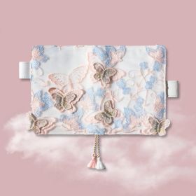 3D Embroidery Art Exquisite Diary Hand Book (Option: The Butterfly Murders-A6Single Hand Ledger Grid Inne)