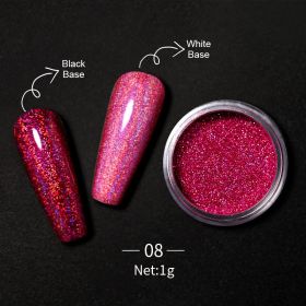 Laser Powder Magic Nail Polish (Option: 8 Style)