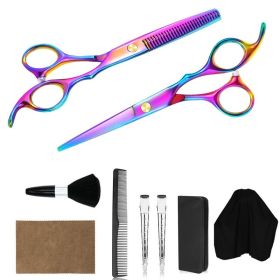 Hairdressing Scissors Mid Range Thinning Set (Option: Dazzling 9pcs)