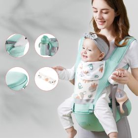 Waist Stool For Babies Lightweight And Versatile For All Seasons (Option: Green-Upgraded breathable)
