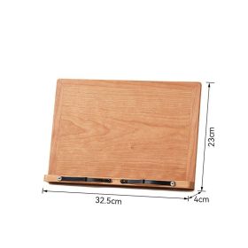 Home Fashion Wooden Reading Stand (Option: Walnut new style-Medium)