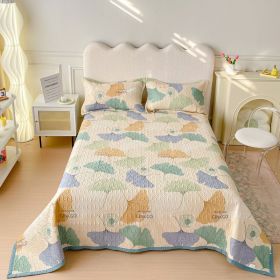 New Cotton Bed Cover Three-piece Set (Option: Early autumn ginkgo-Three piece set 200x230cm)