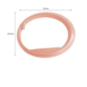 Table-side Portable Non-perforated Removable Hooks (Color: Pink)
