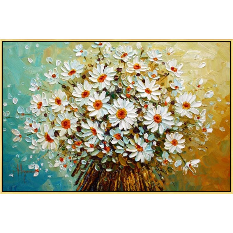 Canvas Oil Painting palette knife 3D texture acrylic Flower Wall art Picture For Living Room home decor quadros cuadro decoracion Canvas Oil Painting palette knife 3D texture acrylic Flower Wall art Picture For Living Room home decor quadros cuadro decoracion