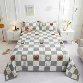 New Cotton Bed Cover Three-piece Set (Option: Butch Bear-Single Bed Cover 150x200cm)