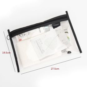 Transparent Travel Makeup Bag For Business Trips Portable Carry-on (size: large)