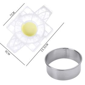 Home Can Stand Fast Pinch Dumpling Mold (Option: 1Mold 1Cutter)