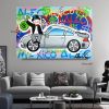 Hand painted Oil painting canvas Monopoly ;  Monopoly art;  Home decor;  wall art;  Hand painted; graffiti;  pop art Living Room hallway bedroom luxur