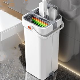Clean The Floor For Household Use (Option: Bucket mop 4cloth)