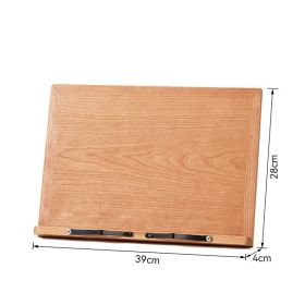 Home Fashion Wooden Reading Stand (Option: Cherry new-large)