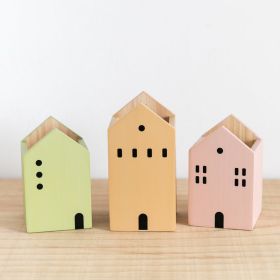 Desktop Cute Bookshelf Stationery Pen Holder (Option: The South 3pcs)