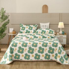New Cotton Bed Cover Three-piece Set (Option: Spring rhyme-Single Bed Cover 150x200cm)